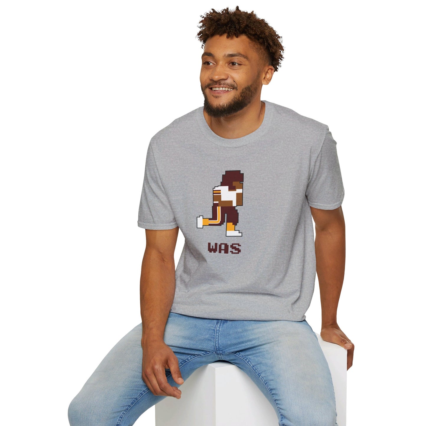 8-Bit Retro Washington Commanders Unisex Softstyle T-Shirt