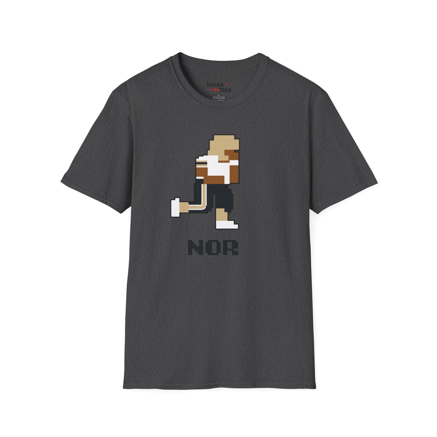 8-Bit Retro New Orleans Saints Unisex Softstyle T-Shirt