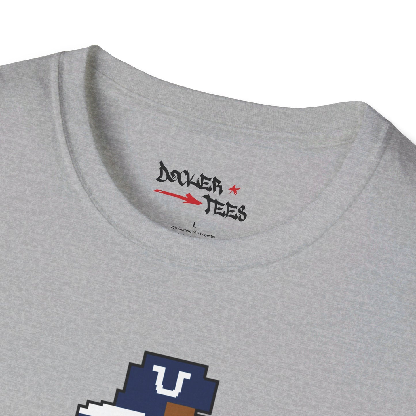 8-Bit Retro Indianapolis Football Unisex Softstyle T-Shirt